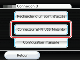 Connection Via le connecteur USB Nintendo Wiiusb2
