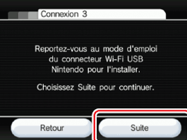 Connection Via le connecteur USB Nintendo Wiiusb3