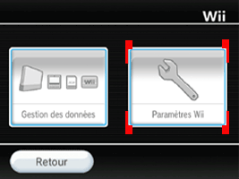 Connection Via le connecteur USB Nintendo Choosesettings