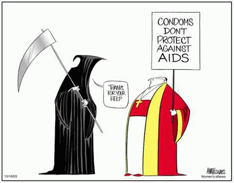 E' veramente ora di finirla Vatican_Condoms