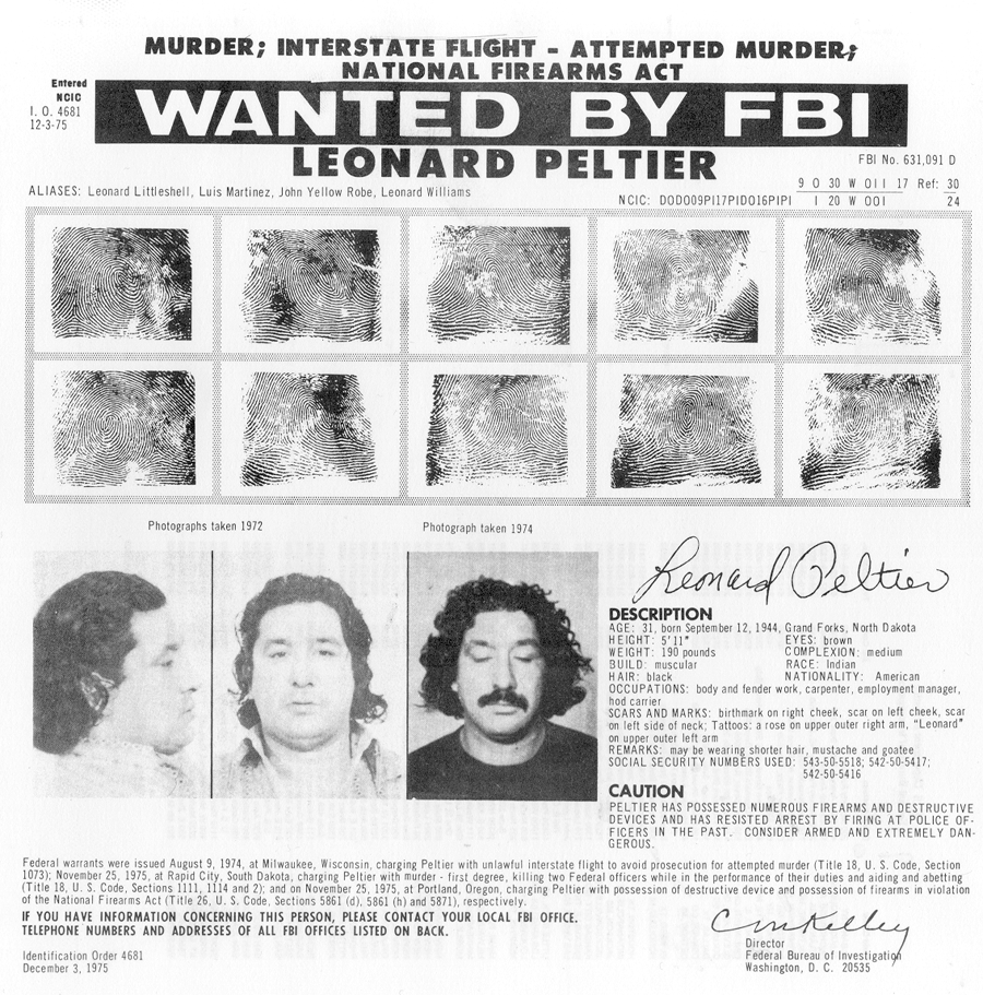 Leonard Peltier Warrant