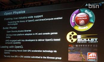 Directx Physx Cuda OpenGl OpenCL Havok Bullet Larrabee Bullet