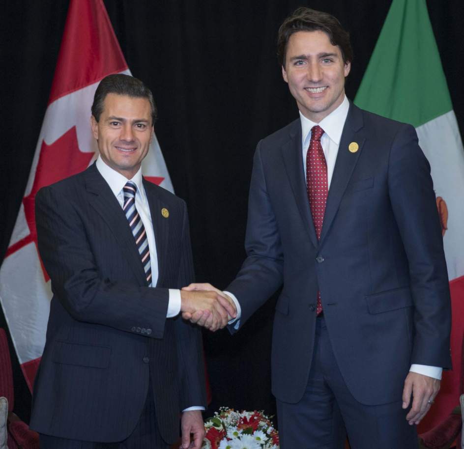 ¿Cuánto mide Justin Trudeau? - Altura - Real height Epn-trudeau