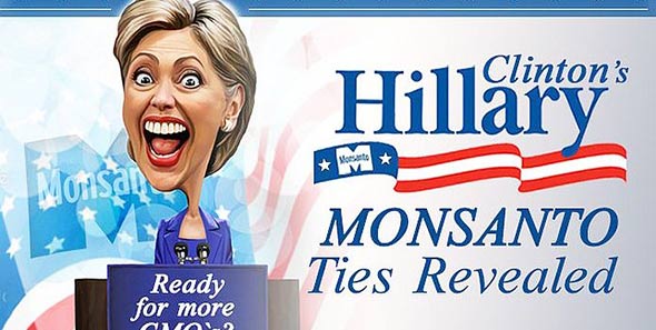 Hilari zatrazila pomoc od Monsanto da je ubace u Belu Kucu Hillary-monsanto