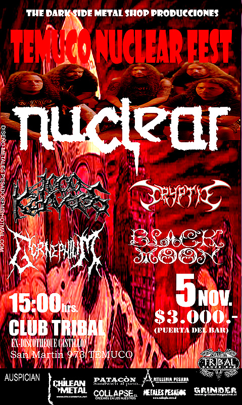 NUCLEAR en Temuco. 5 De Noviembre Disco Tribal (ACTUALIZADO) 20111105_temucow