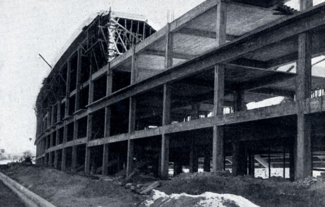 NUEVO BERNABEU VISTA-FACHADA-OESTE-5-MAYO-1947