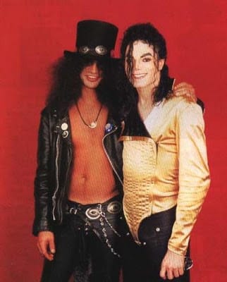 Michael Jackson fue el culpable de la separación de Guns N’ Roses. Jackson-slash