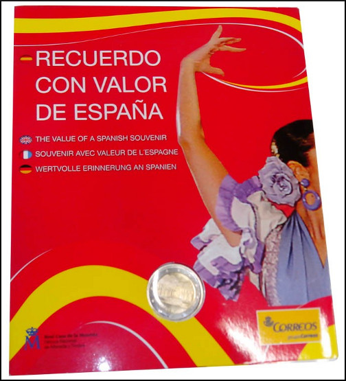 Blister FNMT 2011 con moneda de 2€ cc 2011 – Alhambra y Sellos.  Rcv