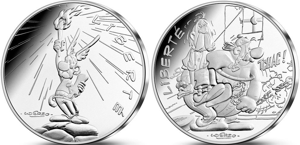 Euros Asterix. Monnaie Paris Libertad1