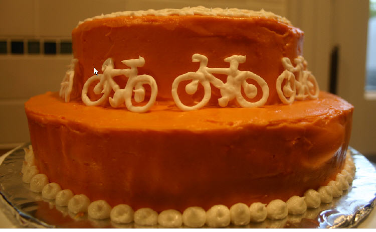 FELICITATS MARIONA!!!! Bike-cake