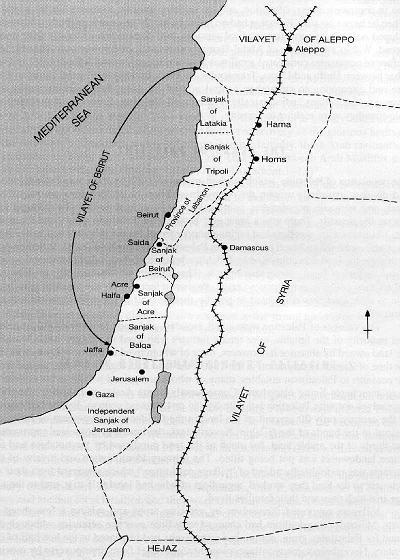 Israël : Retour aux frontières de 1967 selon Obama - Page 7 Ottoman-palestine