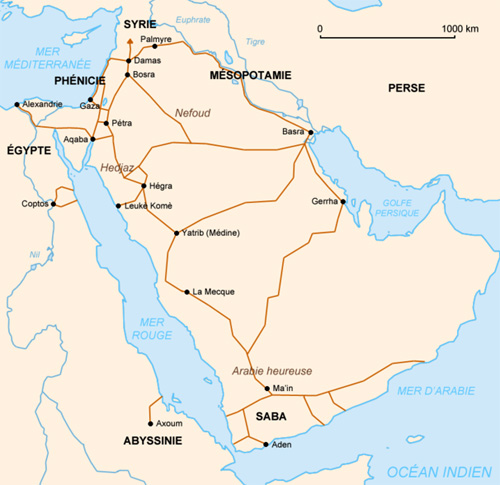 Israël : Retour aux frontières de 1967 selon Obama - Page 7 Routes-commerciales-nabateens