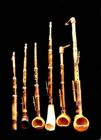 Quelques instruments de musique... Bamboosax