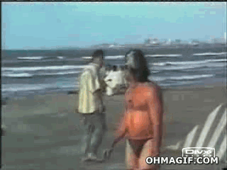 GIF Friday! (NSFW) - Page 5 Funny-dude-tripping-over-girl