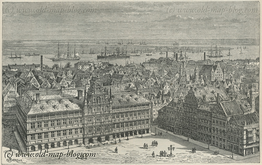 [Accepté] Koninkrijk der Nederlanden View_of_Amsterdam_from_the_Cathedral_19th_century_print_spm621