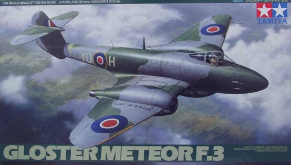 [TAMIYA] Gloster Meteor F.3 1/48e Meteorbox