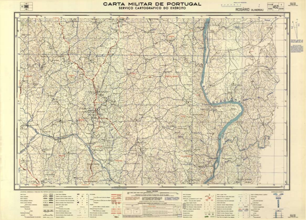 Olivena, Posies e Resolues possveis. Mapa05