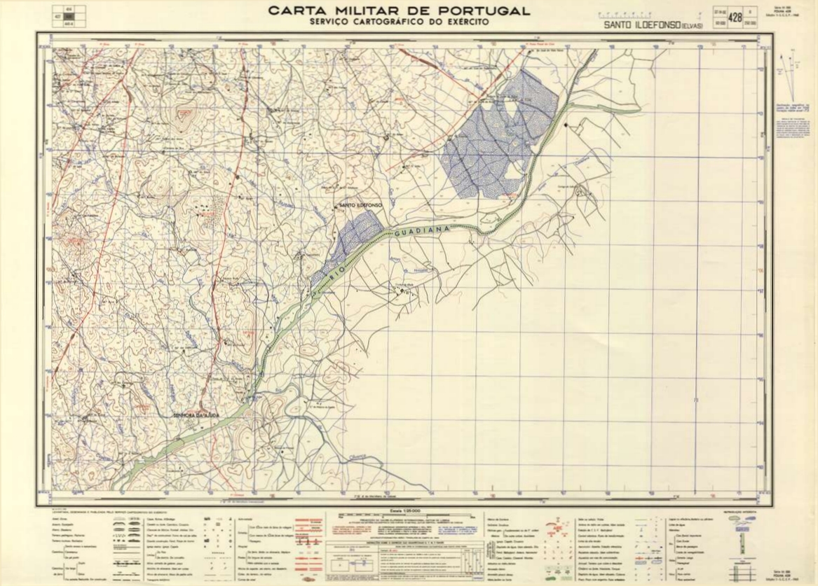 Olivena, Posies e Resolues possveis. Mapa07