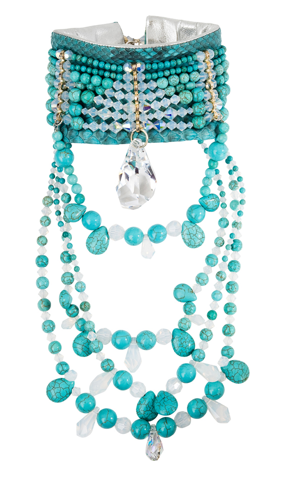 اكسسوارات  On-aura-tout-vu-collection-accessoires-ss2011-collier-turquoise