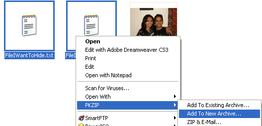 How would you like to hide your files/scripts on jpeg file image….hhmmm??? Add-to-archive