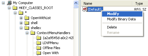 نسخ أو نقل الملف بسرعة -- ويندوز إكس بي  Copier ou déplacer rapidement un dossier - Windows XP Modify-key-thumb