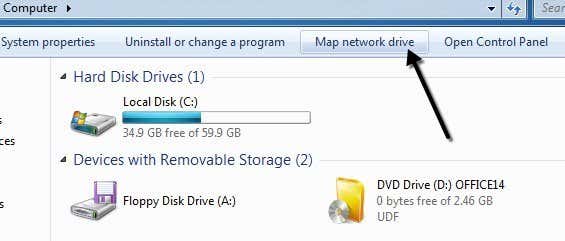 How to Map a Network Drive in Windows Map-drive-win-7