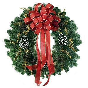 Please RSVP Me ASAP Christmas-wreath