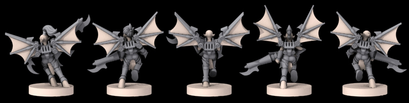 [Onslaught miniatures] Nouveautés - Page 9 Gargoyles_rear