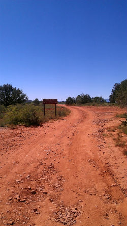 UFO News ~ Mystery in the Southwest: A Look Inside the Infamous Bradshaw Ranch plus MORE Dirt-Road-on-FR-leading-to-ranch