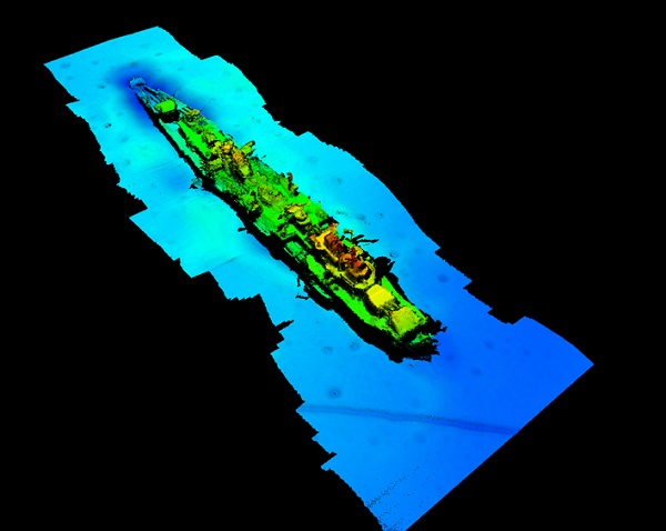 L’épave d’un croiseur allemand coulé lors de la Seconde Guerre Mondiale a été découverte au large de la Norvège . Karlsruhe-20200911