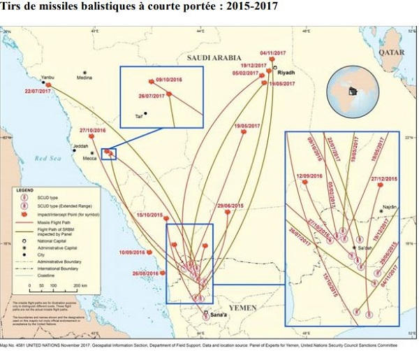 Après des tirs de missiles depuis le Yémen, l’Arabie Saoudite menace (encore) l’Iran d’une riposte Missile-yemen-20180220