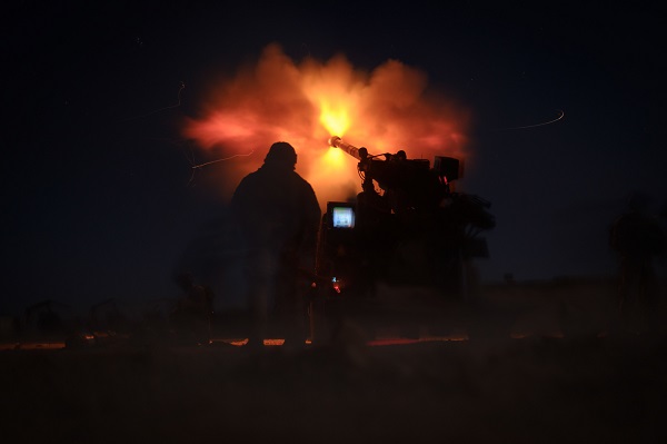 Irak : Les artilleurs français ont détruit une colonne de véhicules de l’État islamique avec des obus « BONUS » Wagram-20181110