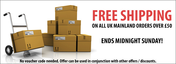 Free UK Mainland Shipping on 50+ orders - Weekend only FS-forum-image