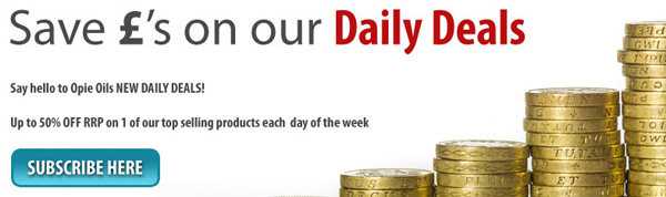 Opie Oils Daily Deals - Up to 50% Off RRP Dailydealjanuary