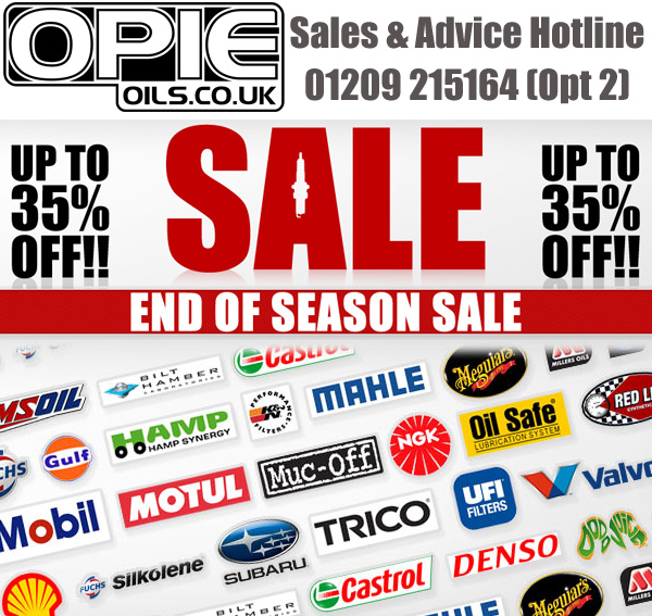 Opie Oils End Of Season Sale - Up To 35% Off Eoss2