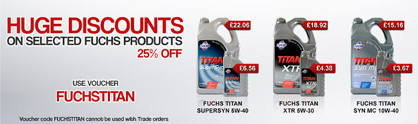 Huge discounts on Fuchs, Castrol & much more Febfuchsoffer