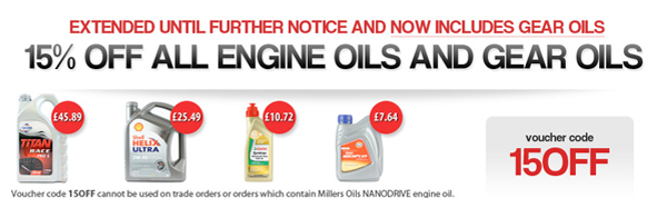 15% off all Engine Oils @ Opie Oils Julyextended