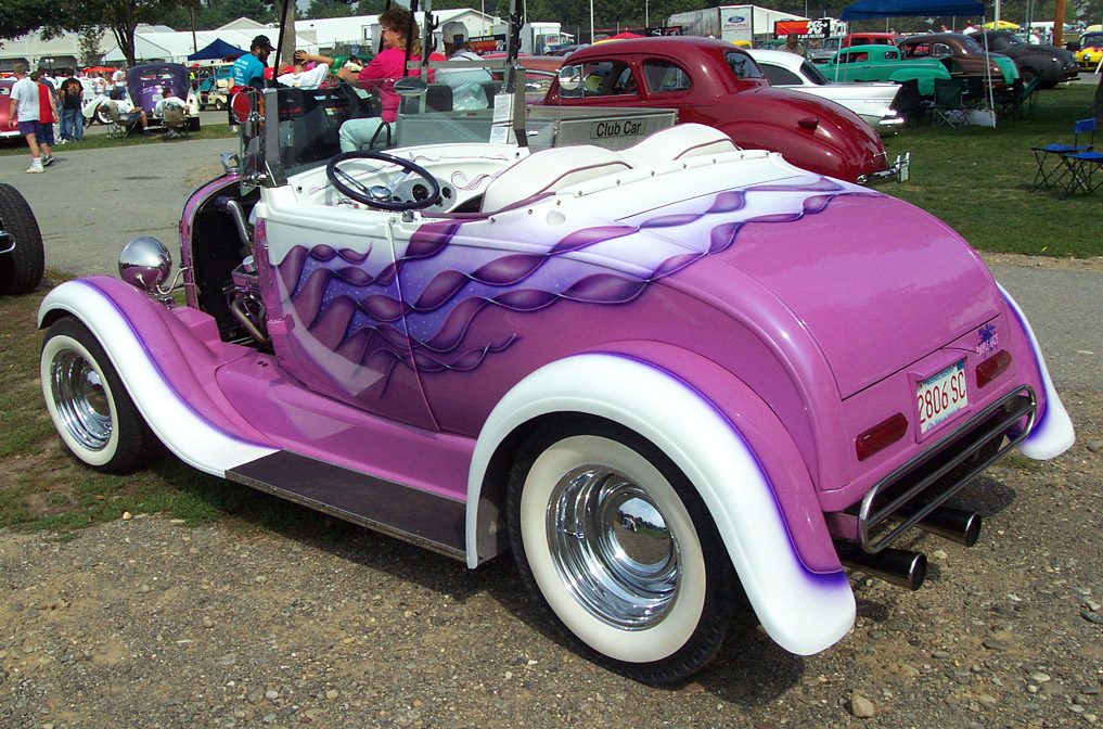 RATAS PARA BABEAR.... 1929-Ford-Roadster-purple-white-custom-paint-ggr-2