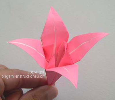 Origami -  Hoa Lily 21-origami-lily