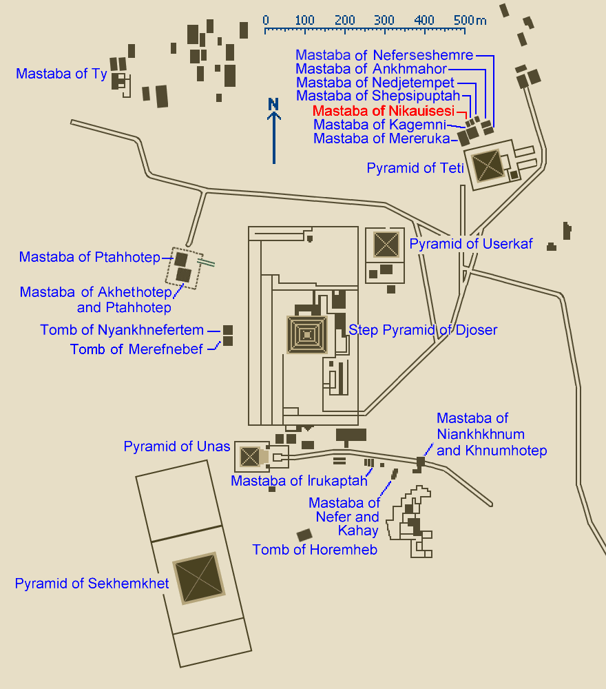 Mastaba de Nikauisesi E_site_plan