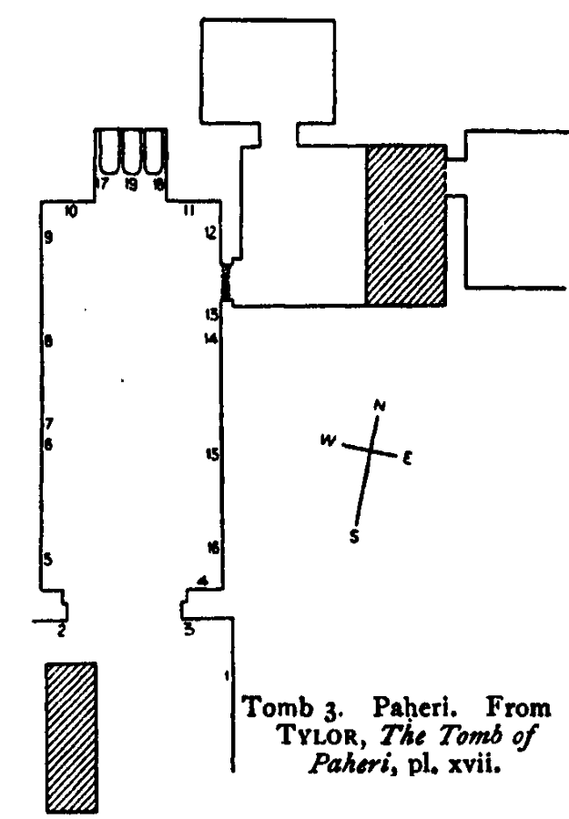 Tumba de Paheri Pahery_plan