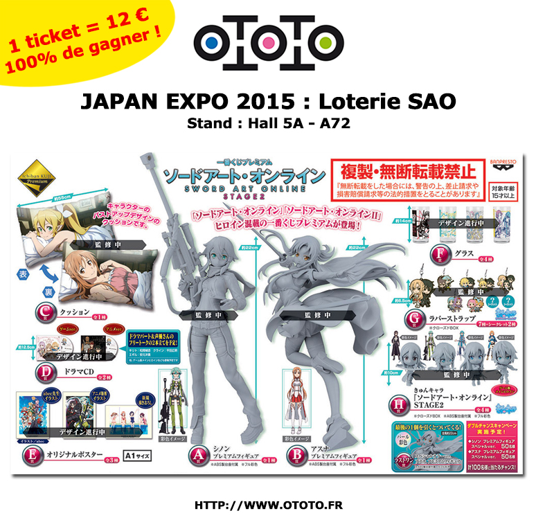 Japan Expo 2015 - Page 7 Leterie-SAO-Ototo