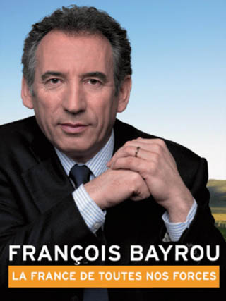 Les affiches de campagne (Sourires) Bayrou