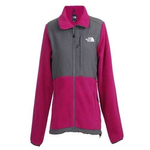 North Face Jackets Denali For Women Gray-Red