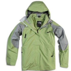 3 in 1 North Face Donne HyVent Giacche Verdi