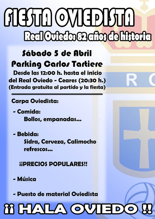 Fiesta 82 años del Real Oviedo Fiestagrande