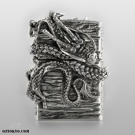 Items: Lighters [Done] Custom_silver_zippo_lighter_dragon_design_oz_abstract_tokyo_z12_up_front