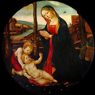 Pintura 2- La Madonna de Saint Giovannino. Madonna_PVecchio