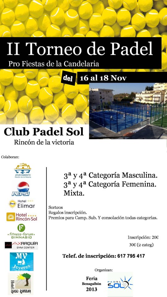 II Torneo de Padel Pro Fiestas de la Candelaria en el club Padel Sol - 16-18 Noviembre Cartel-torneo-padel-pro-fiestas-de-la-candelaria-padel-sol-rincon-victoria-noviembre-2012