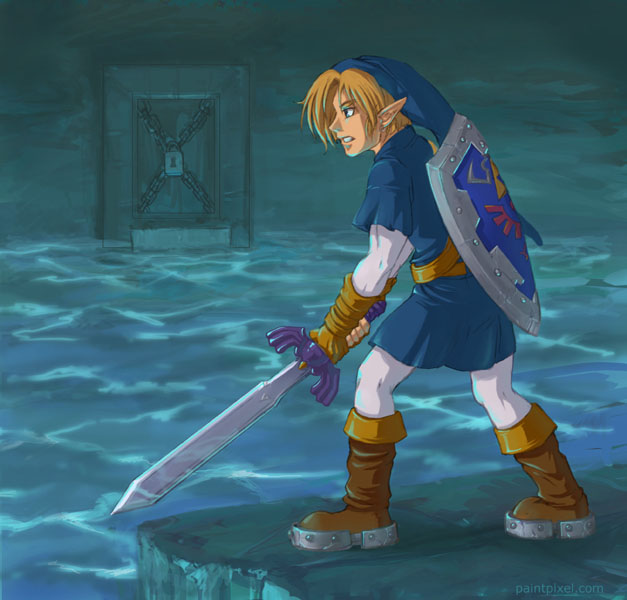 artwork zelda Watertemple